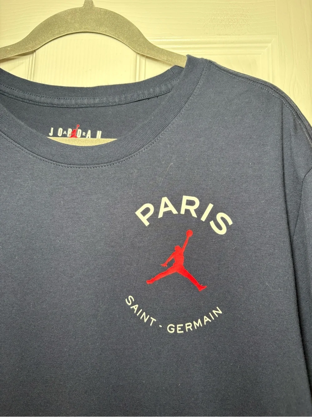 Jordan PSG Paris Saint-Germain Graphic T-Shirt Navy XL